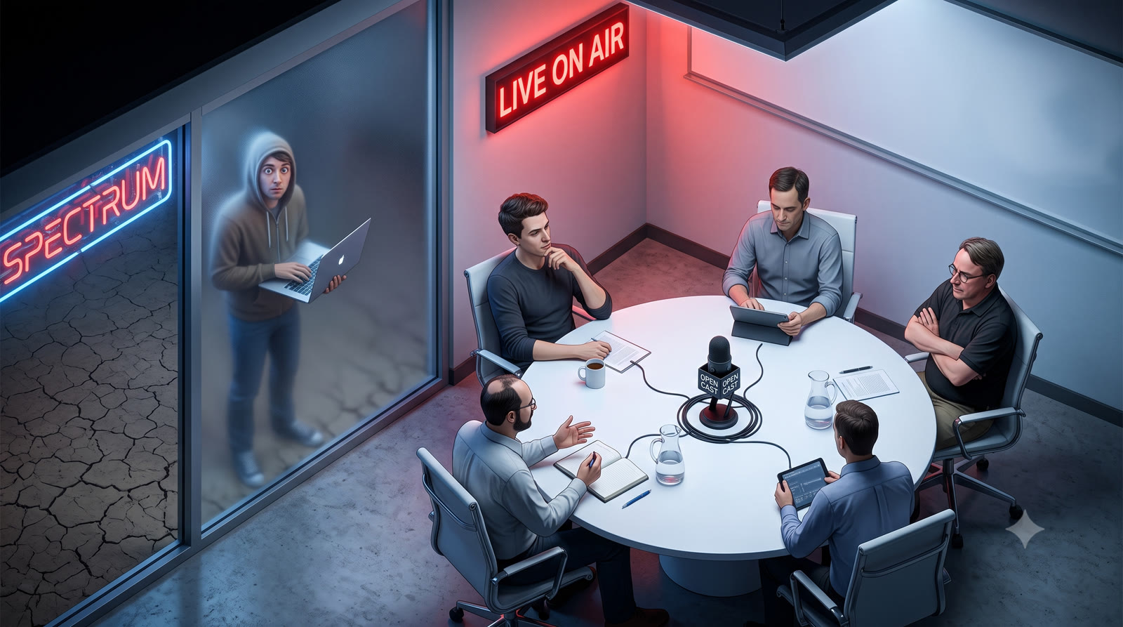 Engineering Legends open-cast room: a Live On Air session where the right voices cast themselves around the topic
